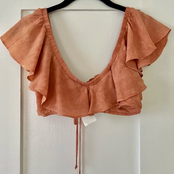 Blue Life | Melanie Lace Up Crop Top - Picture 8 of 9